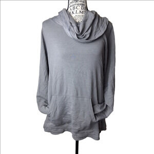 Bcg Gray Large Cowl Neck Sweater